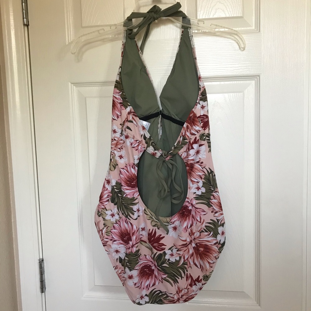 Kona Sol floral one piece swimsuit - Picture 3 of 5